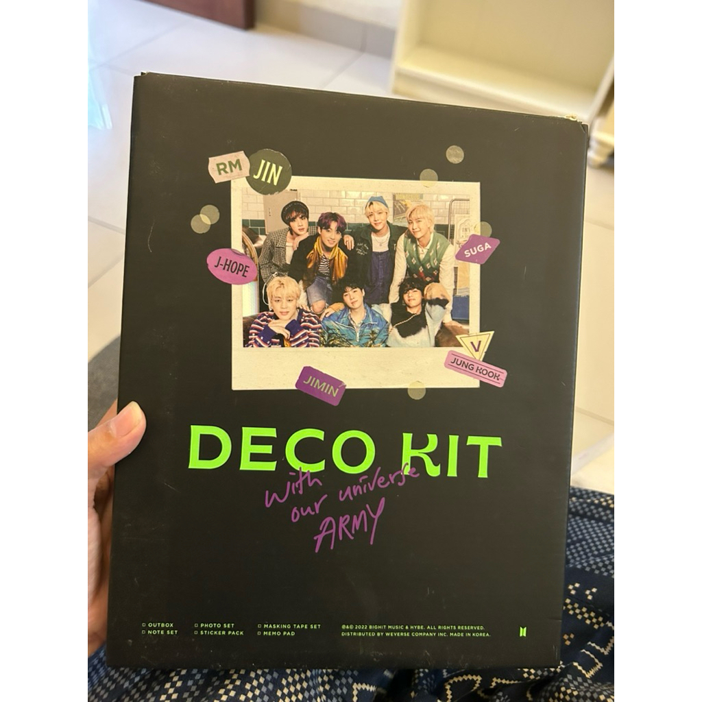 DECO KIT BTS OFFICIAL MERCHANDISE
