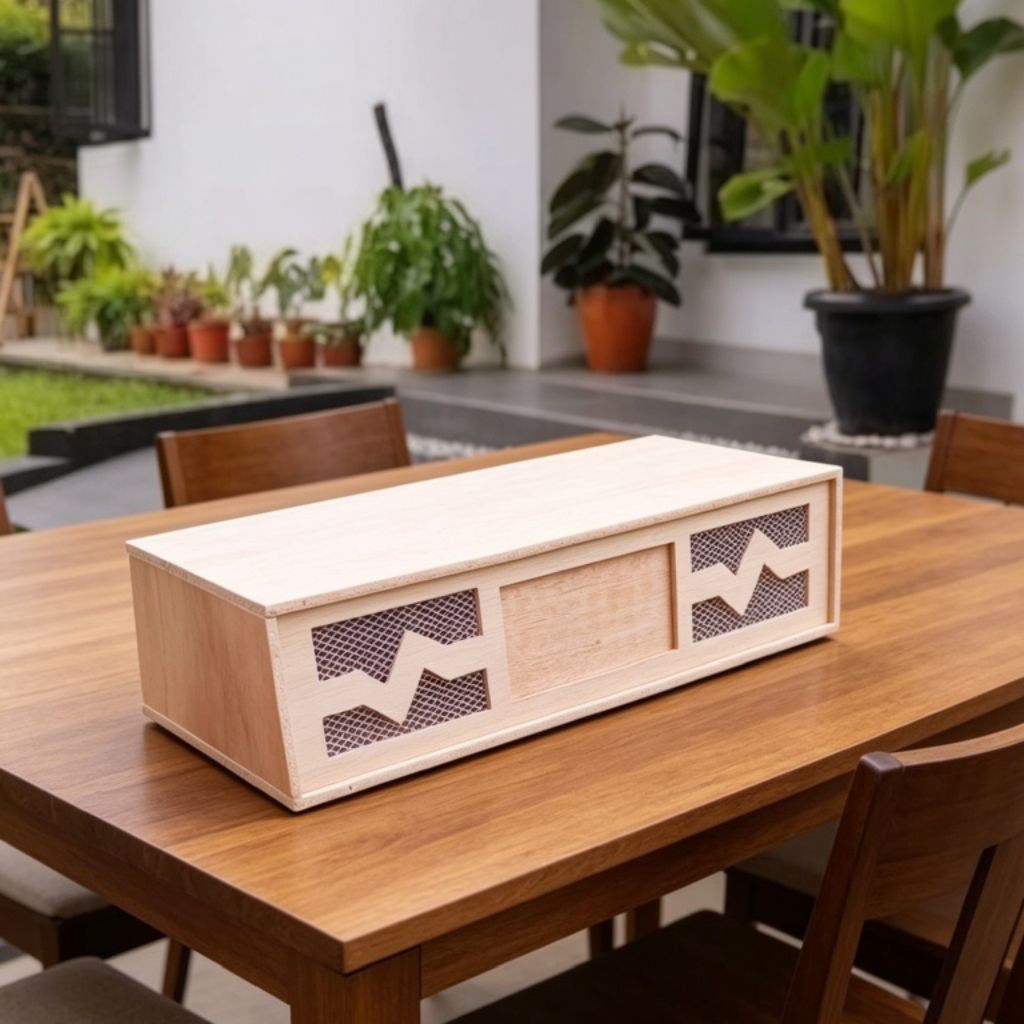 Box power amplifier 3 Amper kosongan (30×22×8cm)