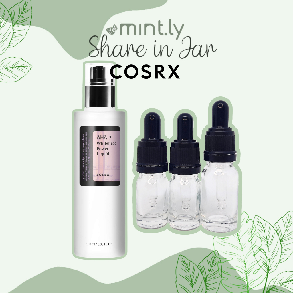 SHARE IN JAR COSRX AHA7 Whitehead Power Liquid Toner Komedo sample travel size