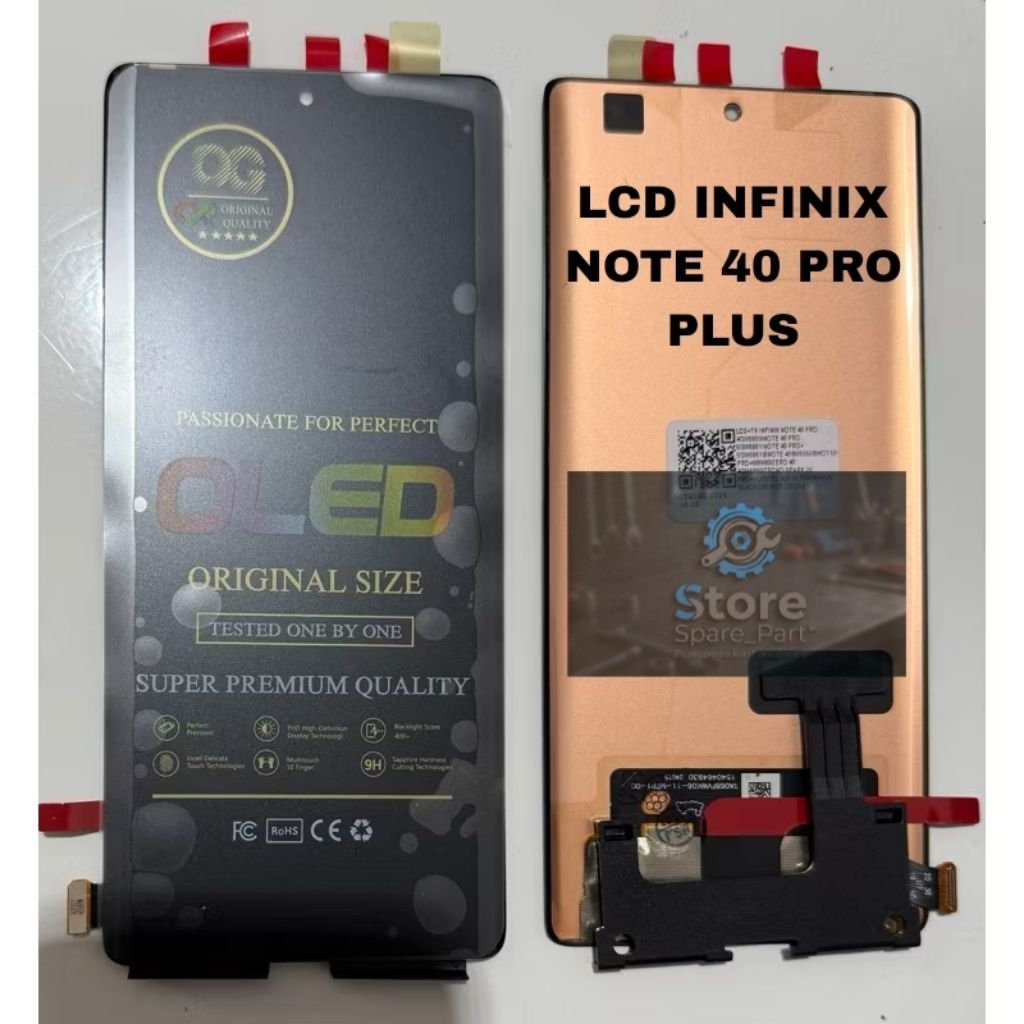 LCD TOUCHSCREEN INFINIX NOTE 40 PRO PLUS OLED/AMOLED ORIGINAL FULLSET