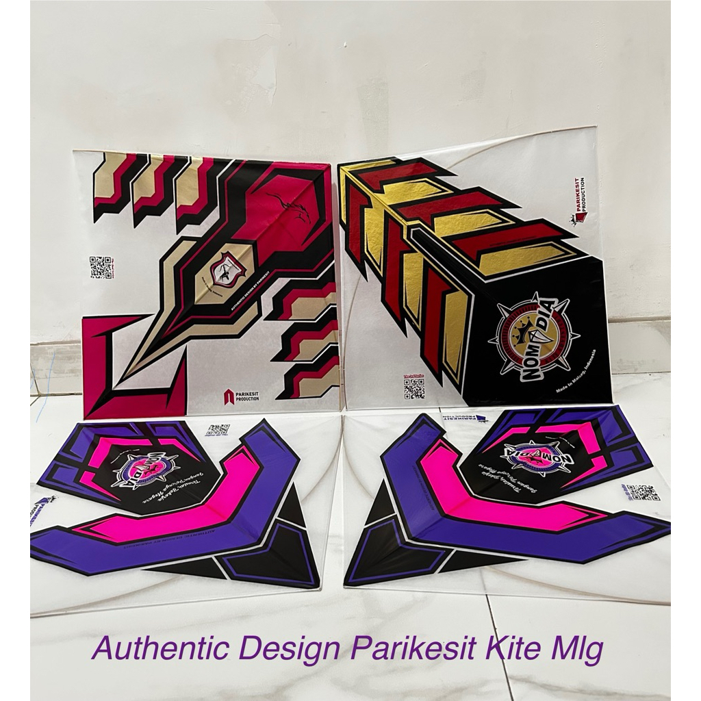 [ 50 / 100 PCS ] - LAYANGAN SUKHOI/SUKOI SUPER 3 WARNA 57 x 49 FULL PETUNG
