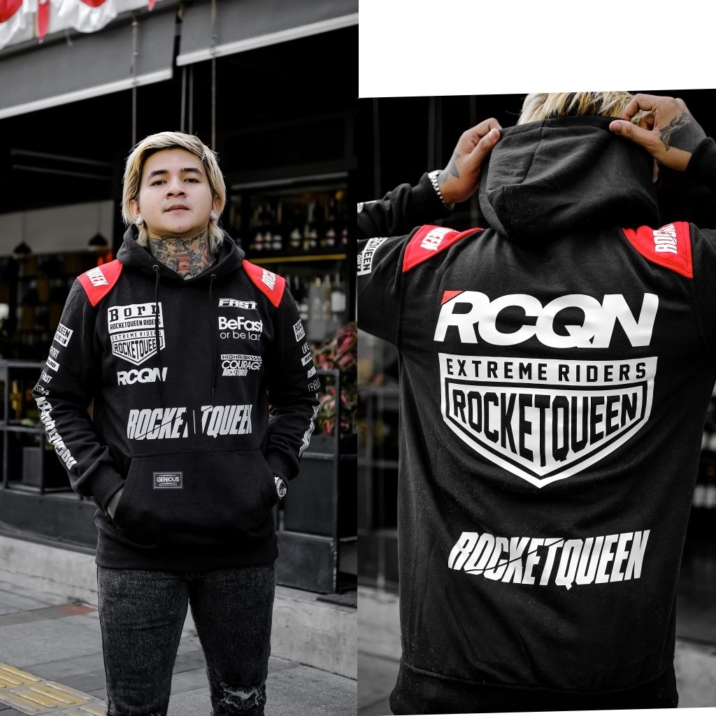 Sweater Hoodie Nascar Genious Pria Sunmori Motoran