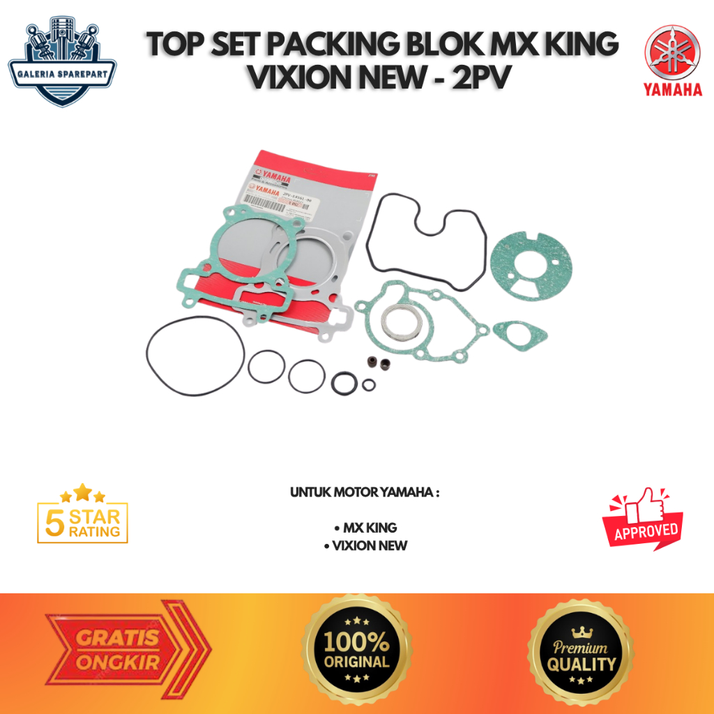 Top Set Packing Blok MX King - vixion new 2PV Original