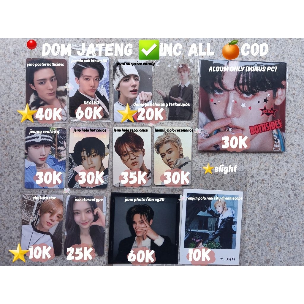 pc official nct jnjm jeno jaemin poster bothsides both sides ktown bene dreamscape jisung pola renju