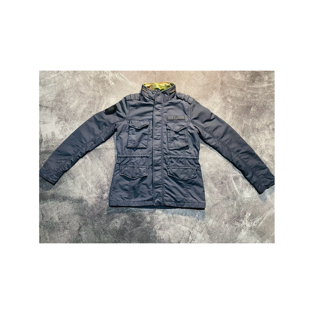 JACKET PARKA MILITARY M65 FIELD buckaroo blue navy original