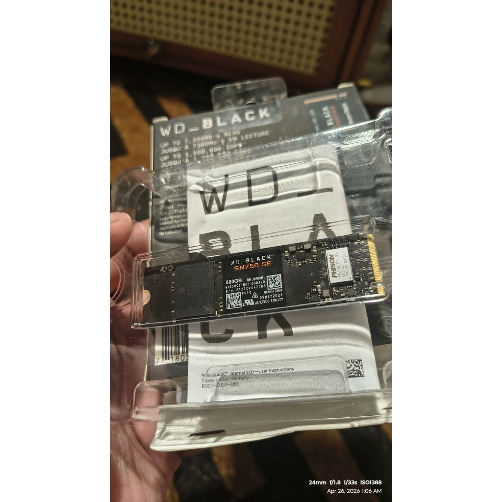 WD Black 500 GB SN750 SE - NVME M.2