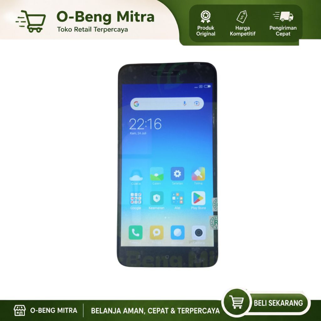 HP REDMI NOTE 5A BEKAS SECOND MURAH