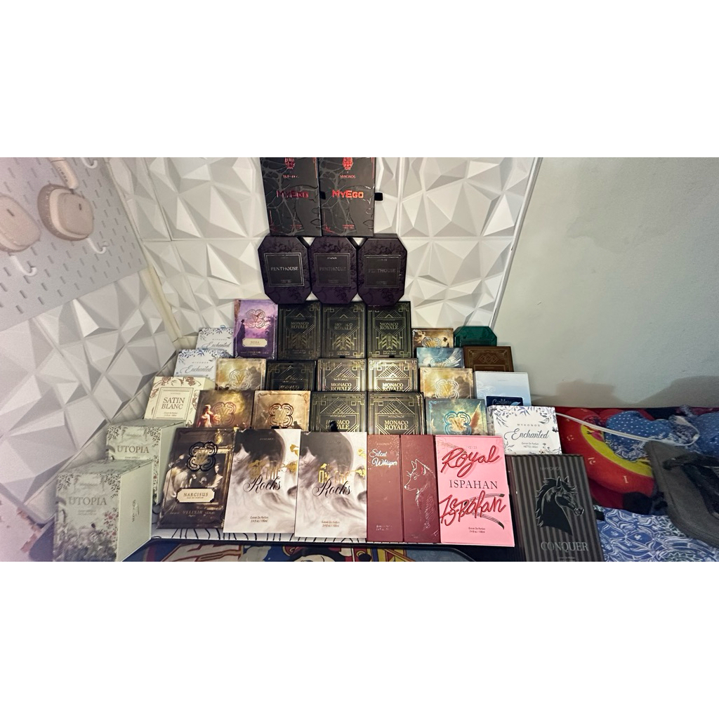 botol kosong bekas decant Mykonos dan Velixir 100ml