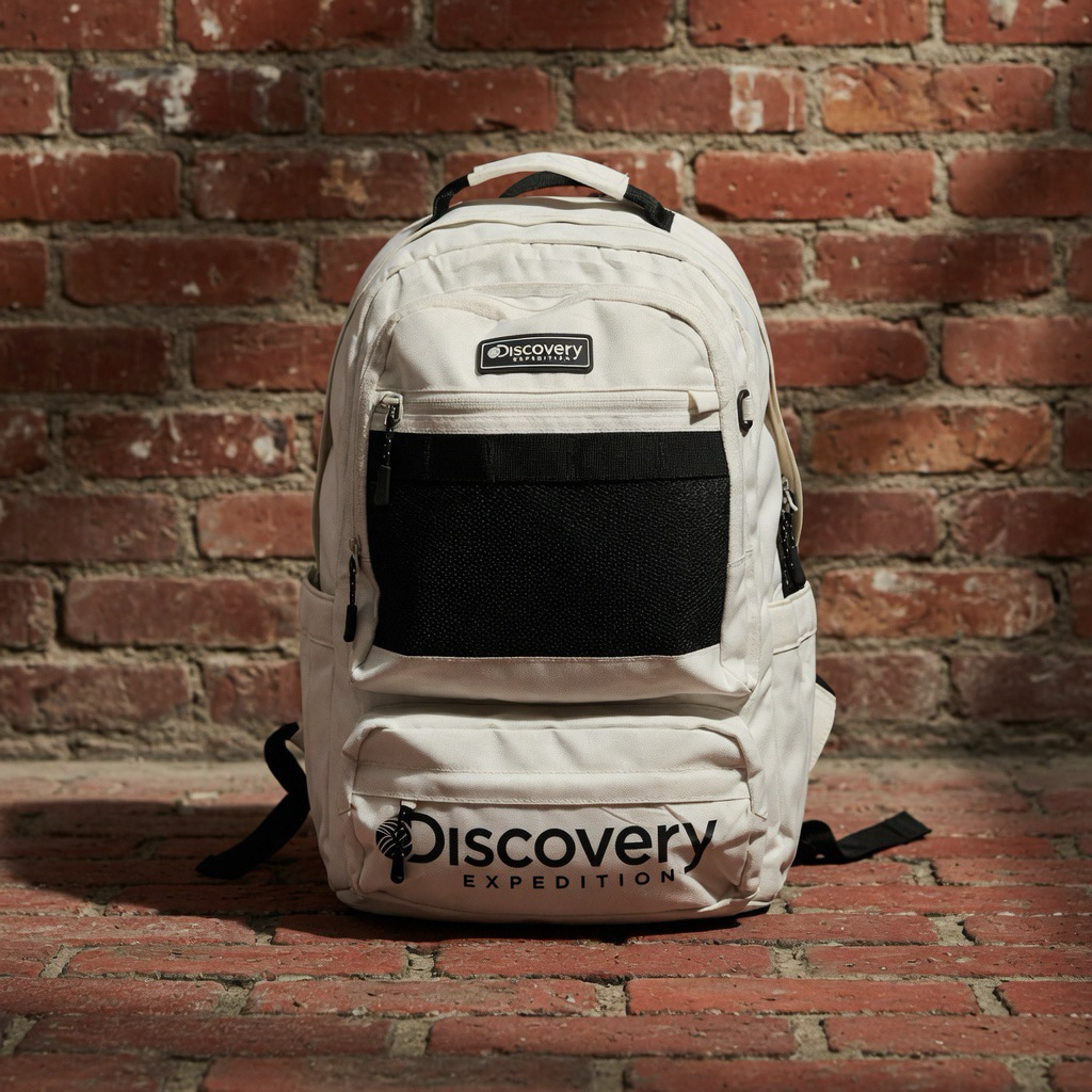 Ransel Discovery Expedition Original - Backpack  DKBK31031 - Off White preloved