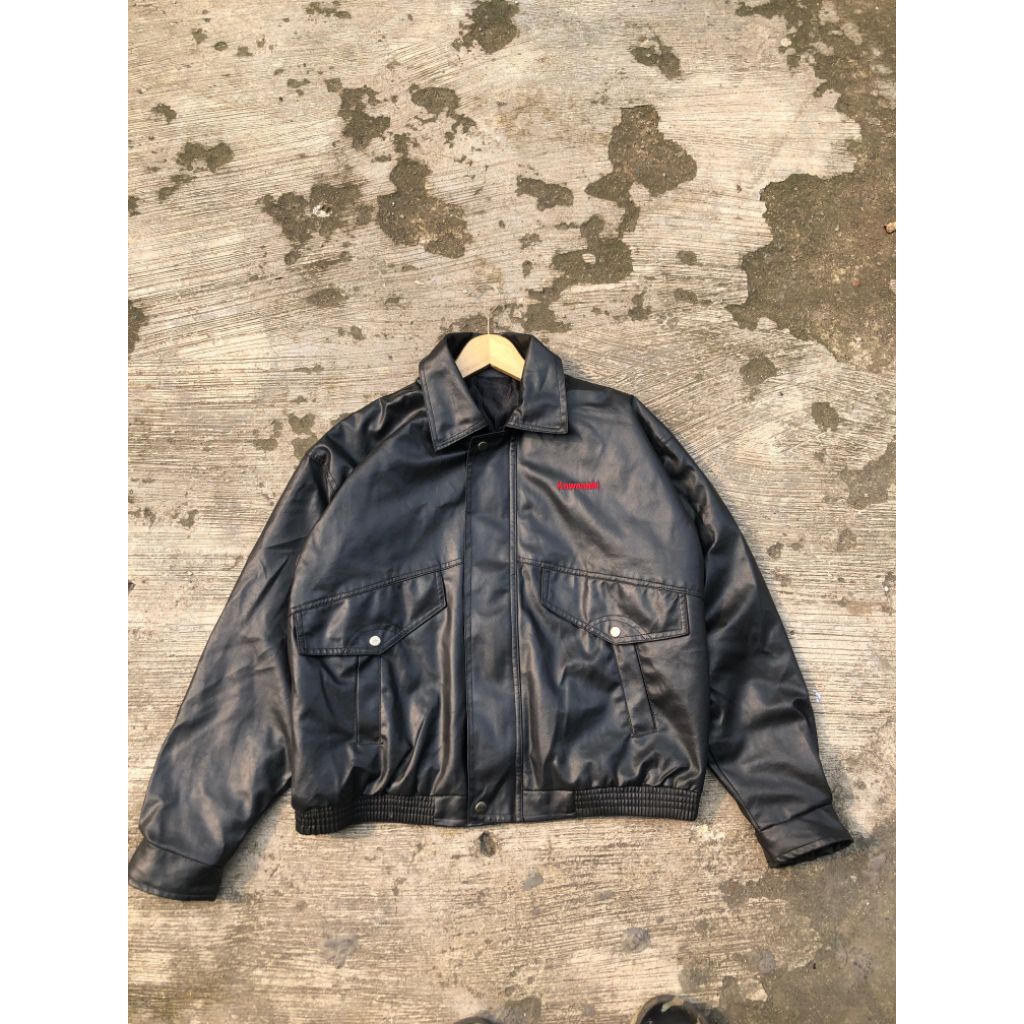 Jacket Boxy Leather