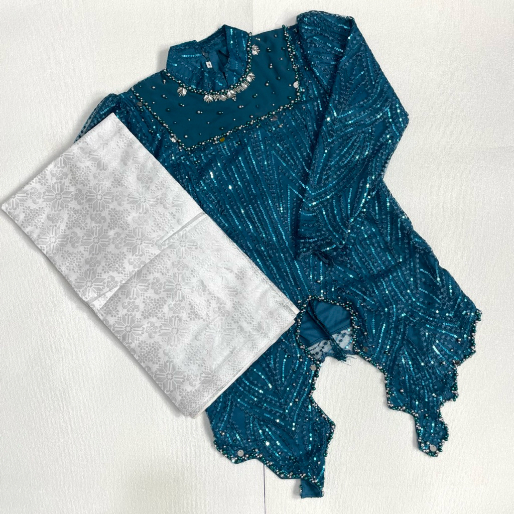 GH KEBAYA - SETELAN KEBAYA RANIA PAYET MUTIARA BAHAN TILLE SPINGEL