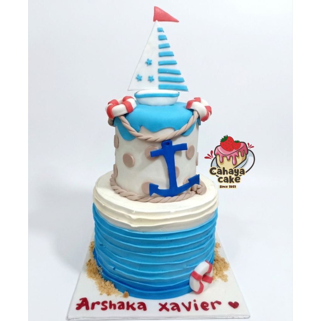 Kue Ulang Tahun Kapal Laut / Ship Cake / Kue Ultah Bajak Laut