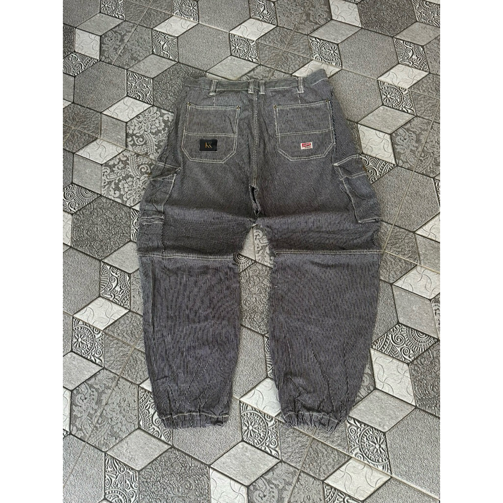 Vintage Y2K Dogman Hickory Stripe Pants