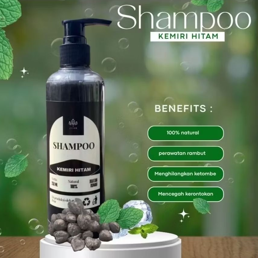 SHAMPOO KEMIRI HITAM penumbuh dan penghitam rambut