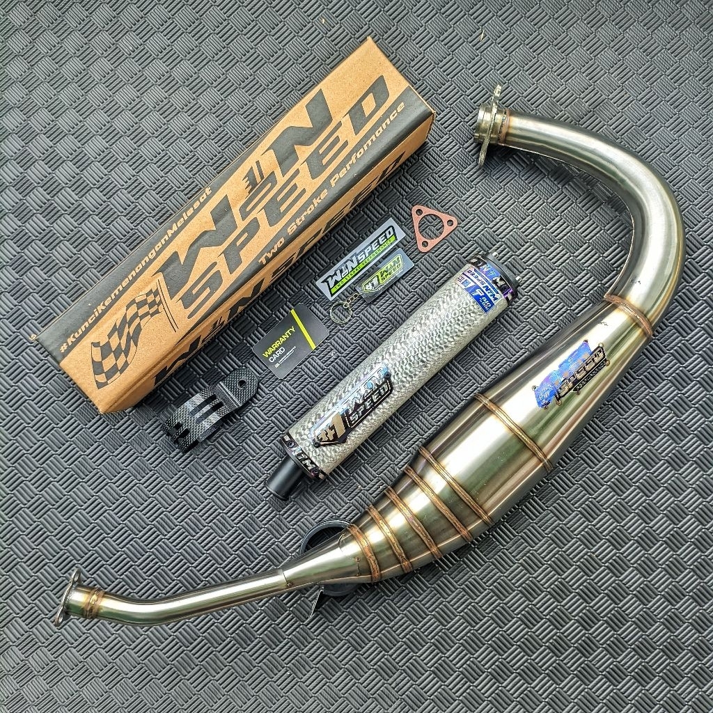 KNALPOT KOLONG PDK RX KING RX SPESIAL  SILINCER KARBON ORIGINAL WINSPEED