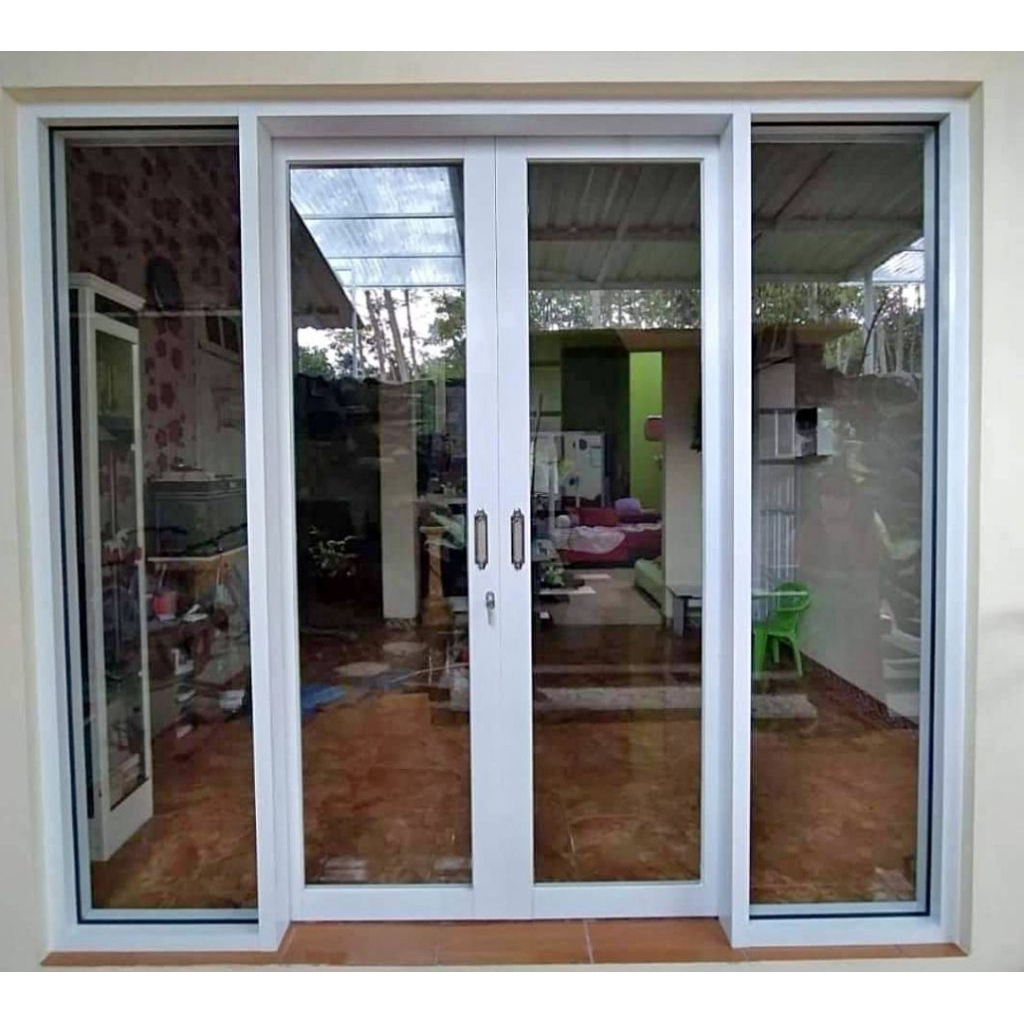 Pintu Sliding Aluminium Pintu Geser Aluminium Jendela Kaca Mati