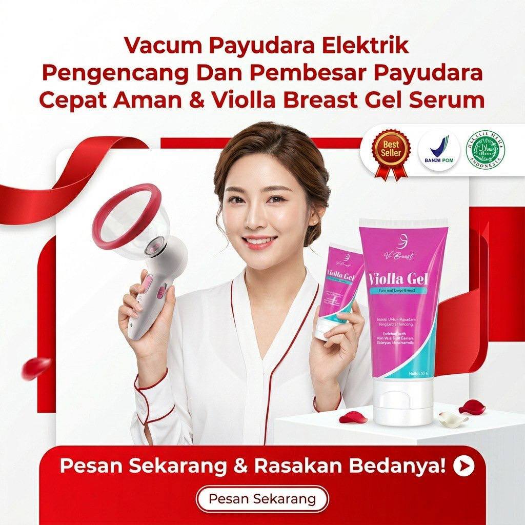 Vacum Payudara Elektrik - Pembesar Payudara Vakum Breast Pengencang Payudara Ampuh Permanen