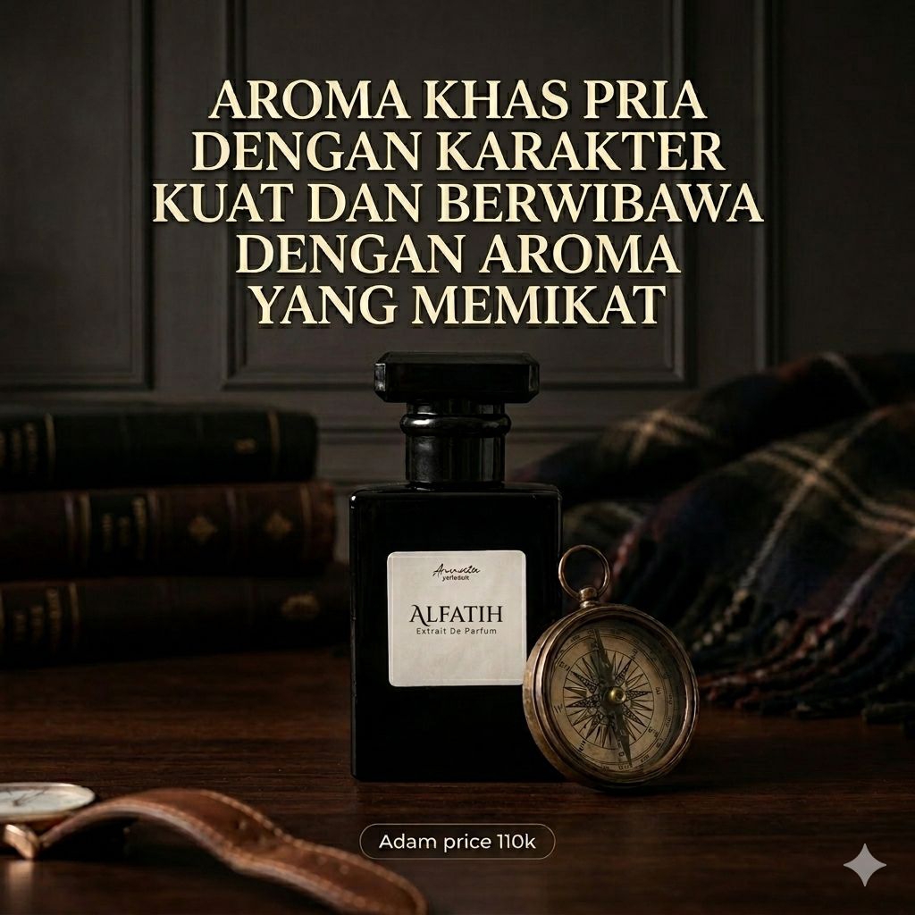 AlFATIH PARFUM LELAKI 24JAM KUAT HALALA WANGI
