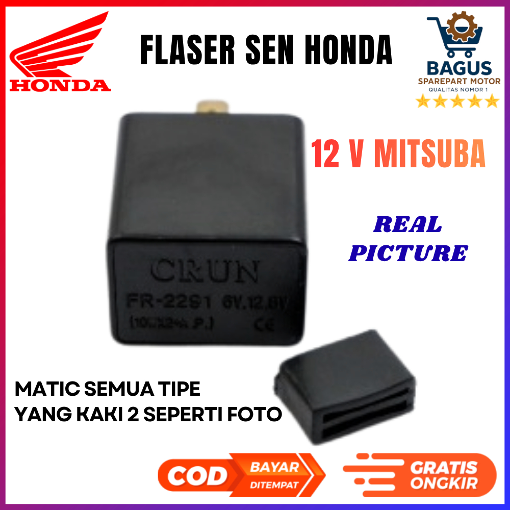 Flaser sen Honda beat - flasher scoopy 12 V KEV motor part