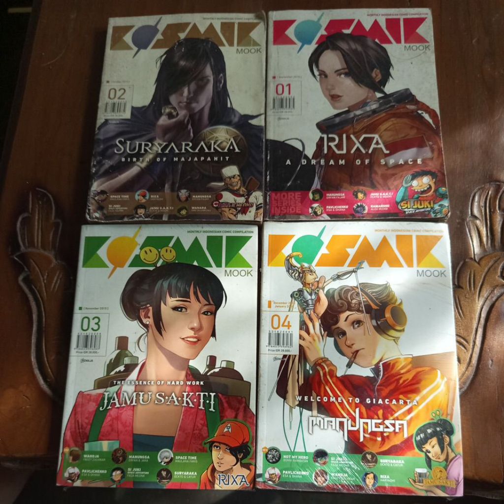 Komik Monthly Kosmik Mook Vol 1-4 Bahasa Indonesia