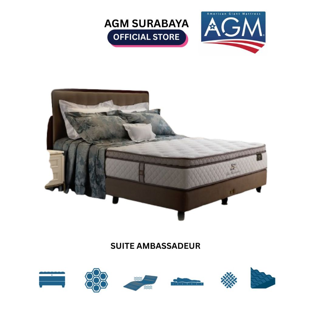 MATTRESS | KASUR KING KOIL Original Type SUITE AMBASSADEUR 32CM, MEDIUM FIRM, KINGKOIL Hotel Collect