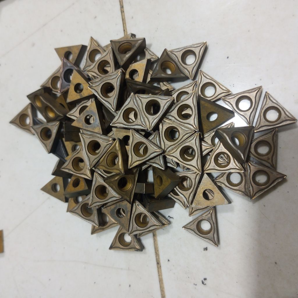 TCMT160404 INSERT BUBUT TCMT16 CARBIDE TCMT1604 BEKAS