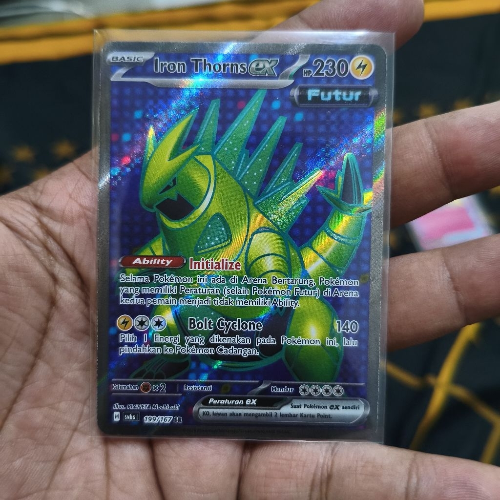 iron thorns ex sr tcg pokemon / kartu pokemon