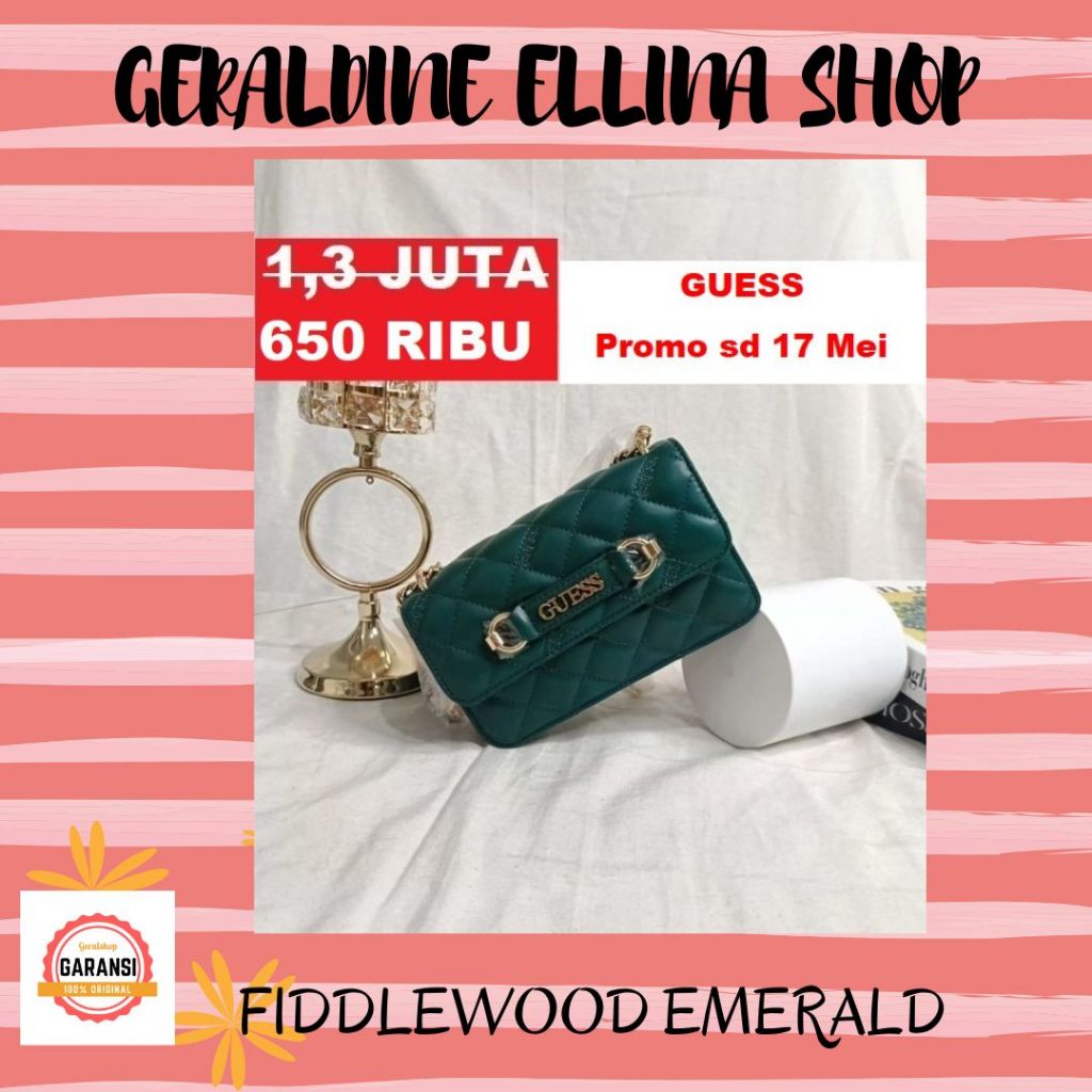 Tas Guess wanita sling bag ORIGINAL 100% sale FIDDLEWOOD MINI