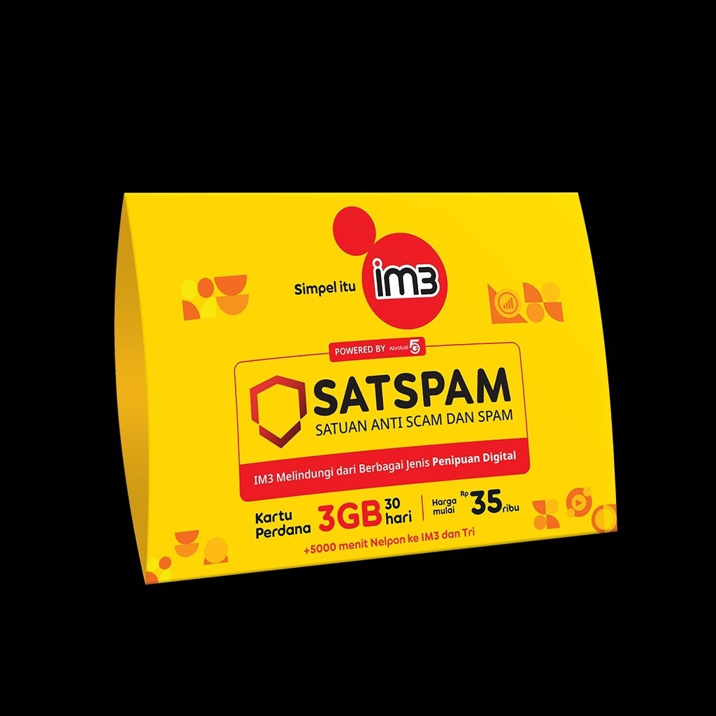 SP INDOSAT 3G 30 HARI/PERDANA INDOSAT IM3 3GB  30HARI