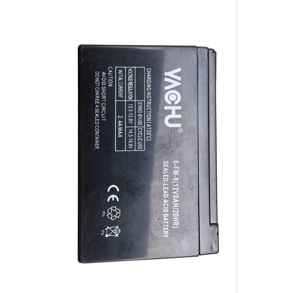 Aki Kering (Sealed Lead-Acid Battery) merek YACHU 12V / 8AH