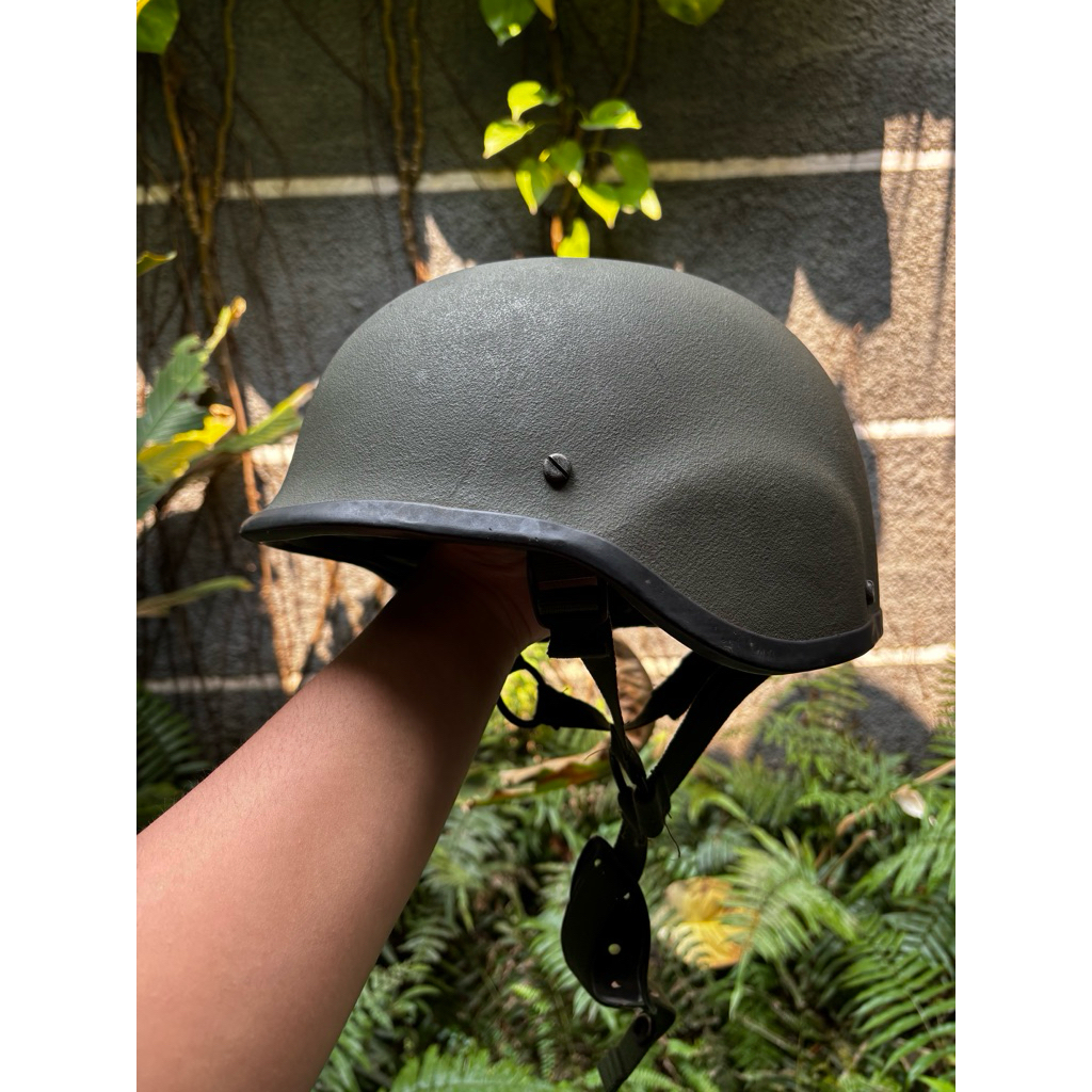 Helmet TNI Impor Inggris ( RBR F1 )Kevlar Asli