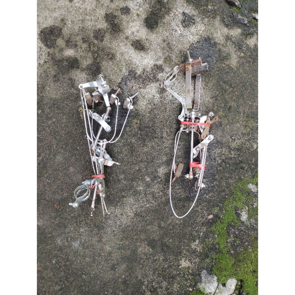 Set rem kawat original lawas untuk sepeda onthel tua