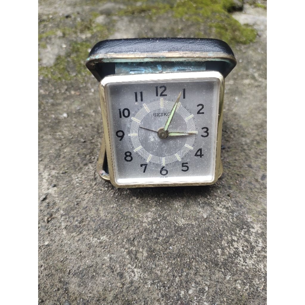 Jam weker antik/lawas/jadul saku original SEIKO Japan