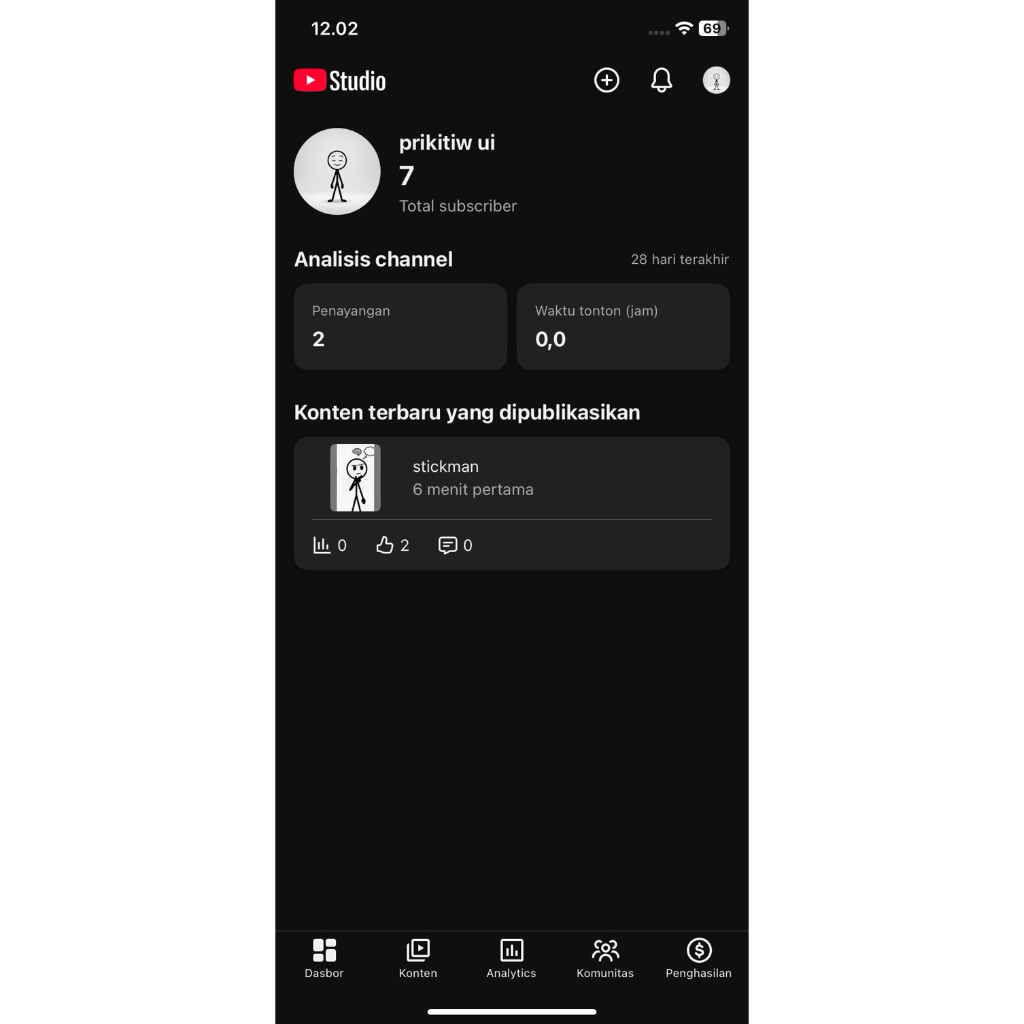 akun youtube 7 subscriber fresh + Gmail.com