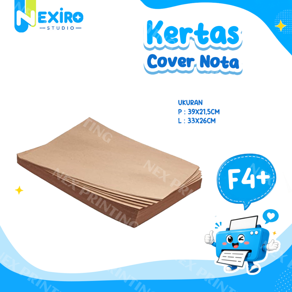 Kertas Coklat Sampul Buku Nota Cover ukuran panjang dan lebar untuk bungkus pengiriman kertas kesing