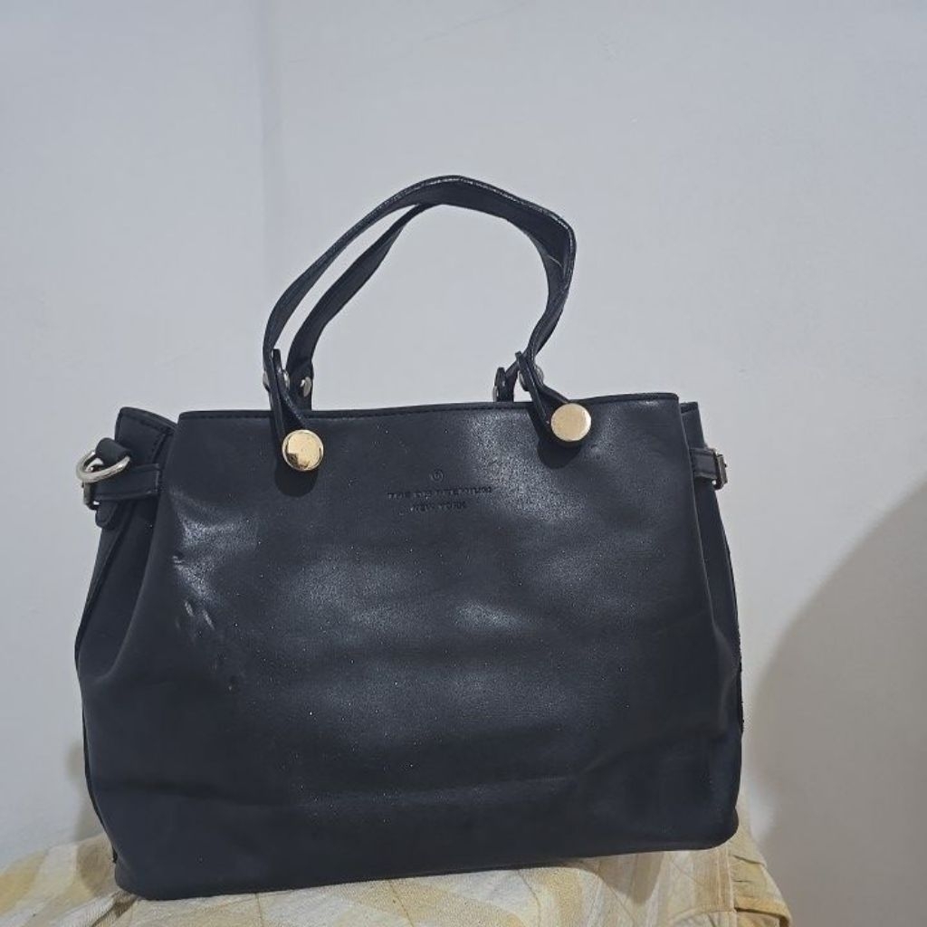 Prelovedbytwins-pl Handbag tas Kulit - hitam
