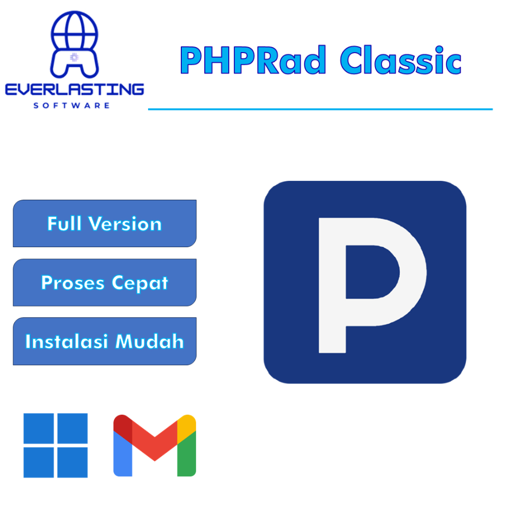 PHPRad Classic Full Version Software Rapid Application Development/RAD Full Lisensi Lifetime