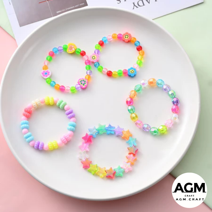 Gelang Manik Anak Perempuan / Gelang Mute Anak Perempuan / Bracelet Anak Perempuan