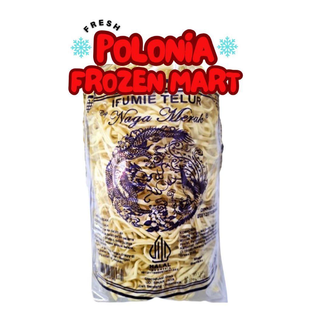 Ifumie Medan / Mie Telor / Mi Telor / Cap Naga Merak isi 5/bungkus Ifumi - polonia frozen mart