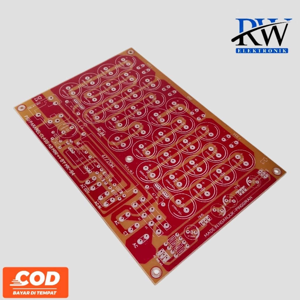 PCB ELCO CABUTAN ISI 32 PARAREL PLUS SOFSTART & SIMETRIS PSU