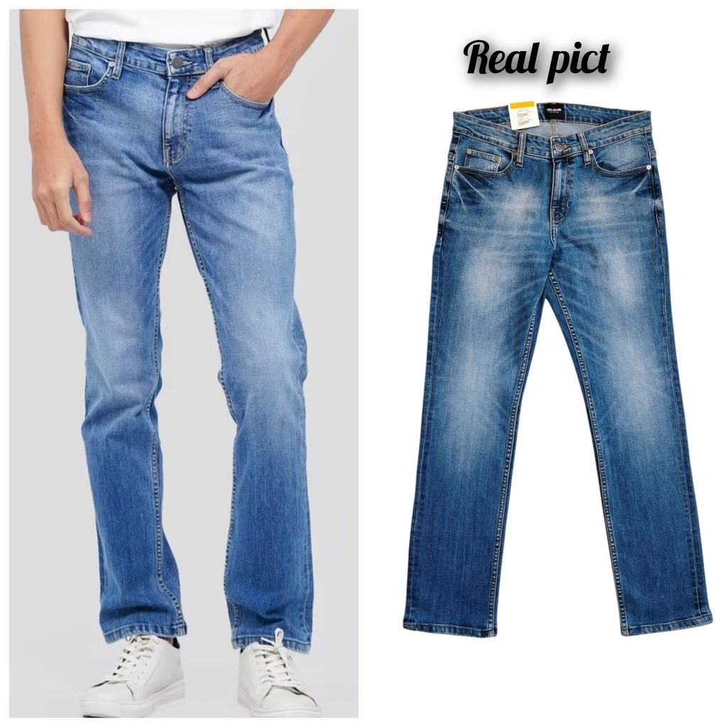 TIRAJEANS ORIGINAL STORE SIZE 28 , 30, 34 SLIM TAPERED