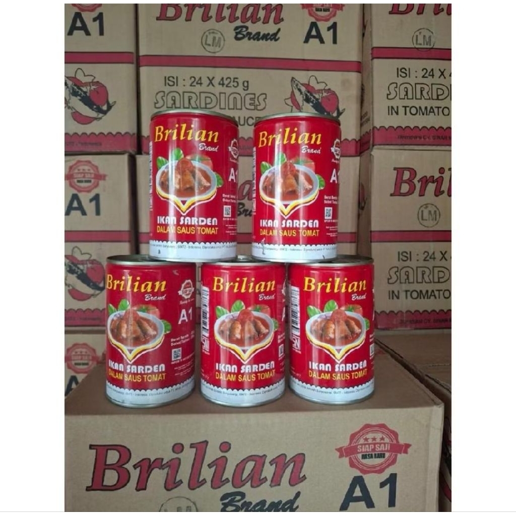 Sarden Brilian 155gr / Sarden Kaleng