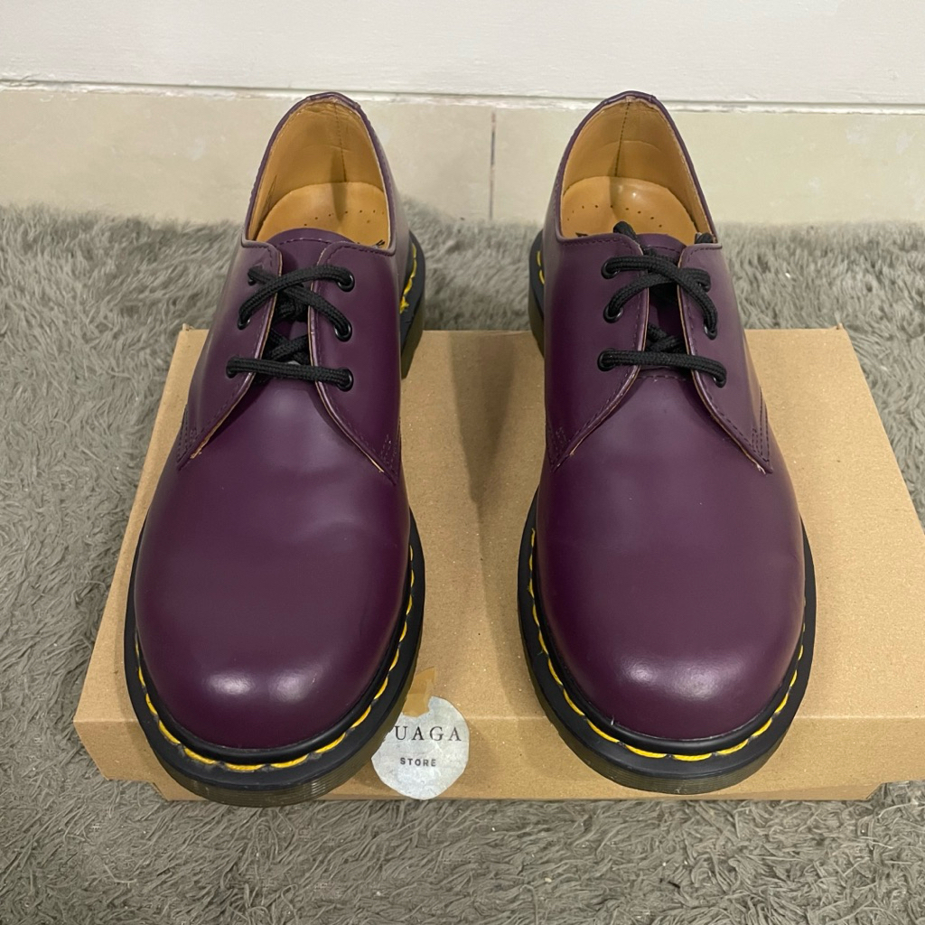 (size 39) Dr. Martens 1461 Purple Smooth Original