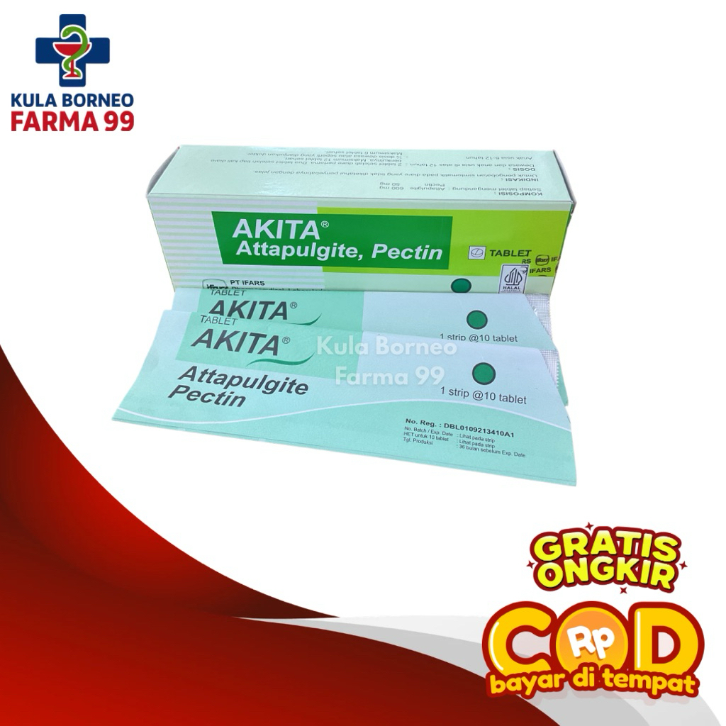 AKITA 10 Tablet - Obat Diare