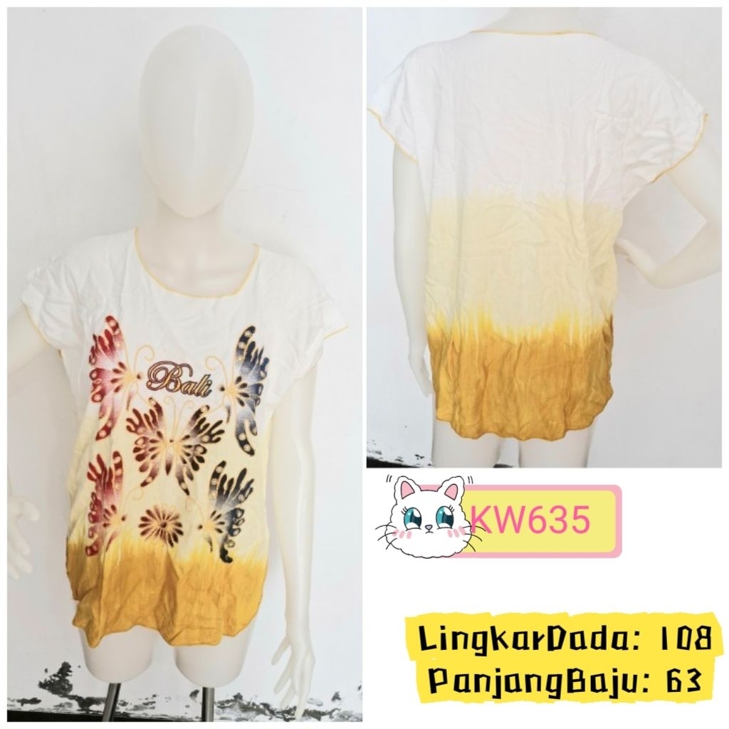 Atasan Baju Tidur Wanita Kaos Baju Santai Rumah