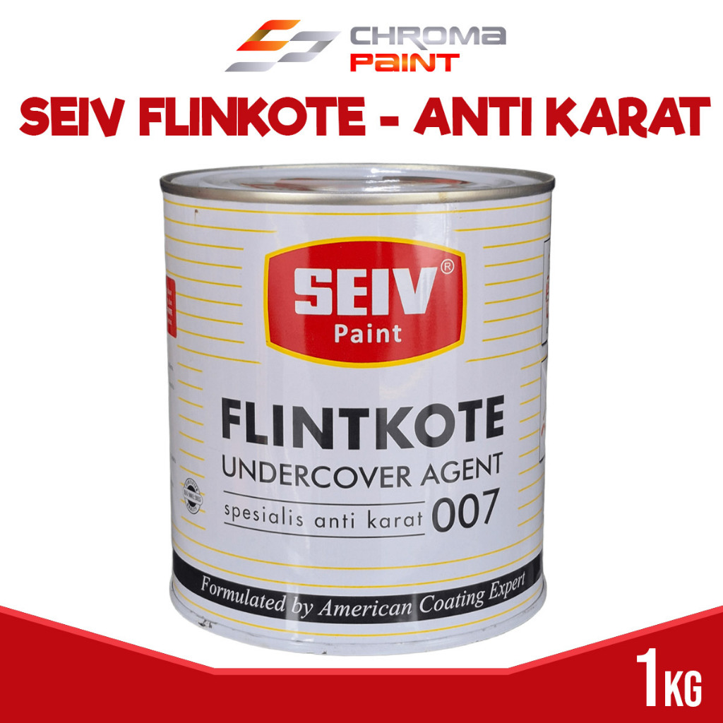Seiv Flintkote 1Kg Cat Dasar Anti Karat | Coating Tahan Air Panas Anti Korosi Besi Mobil