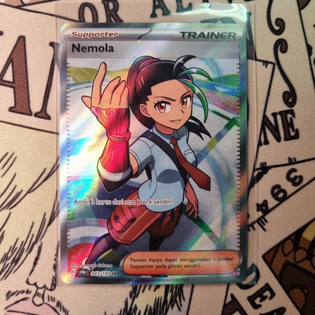 Nemola SR Trainer Supporter Pokemon TCG Indo