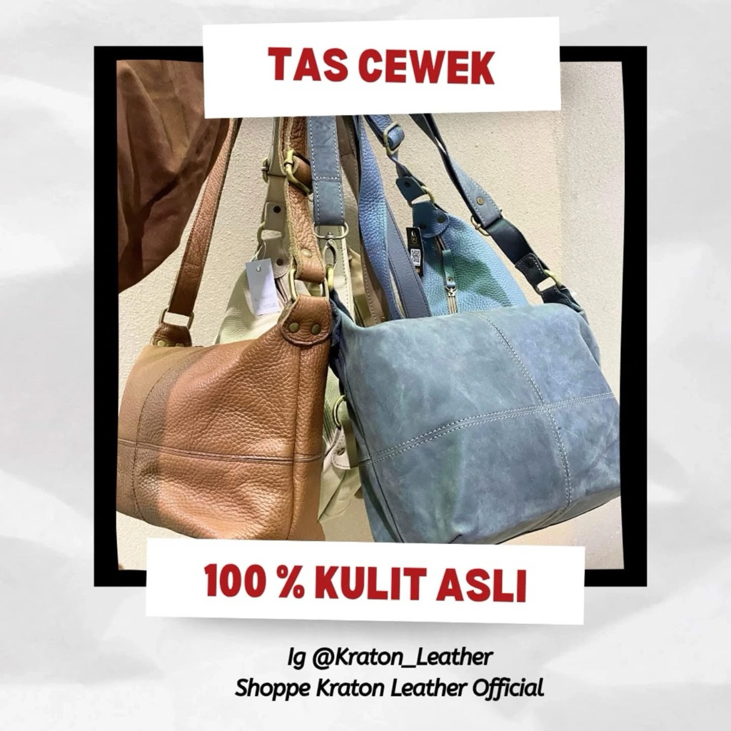 Kraton Leather - Tas Selempang Tas Cewek Kulit Asli