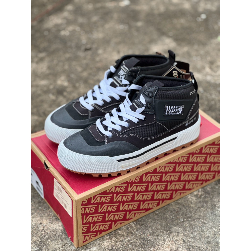 SALE VANS HALF CAB MTE-3 GORETEX BLACK WHITE ORIGINAL