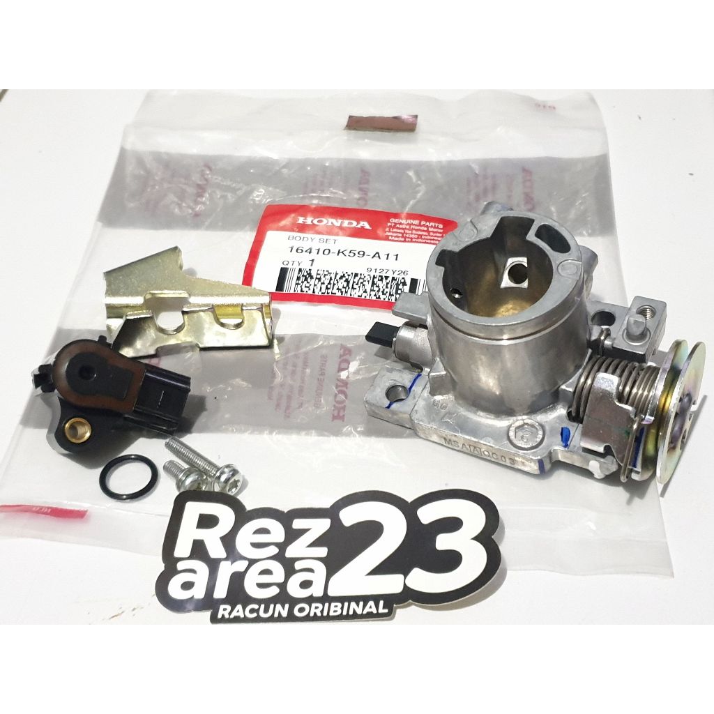 Throttle body sensor tps body set honda vario 150 led old